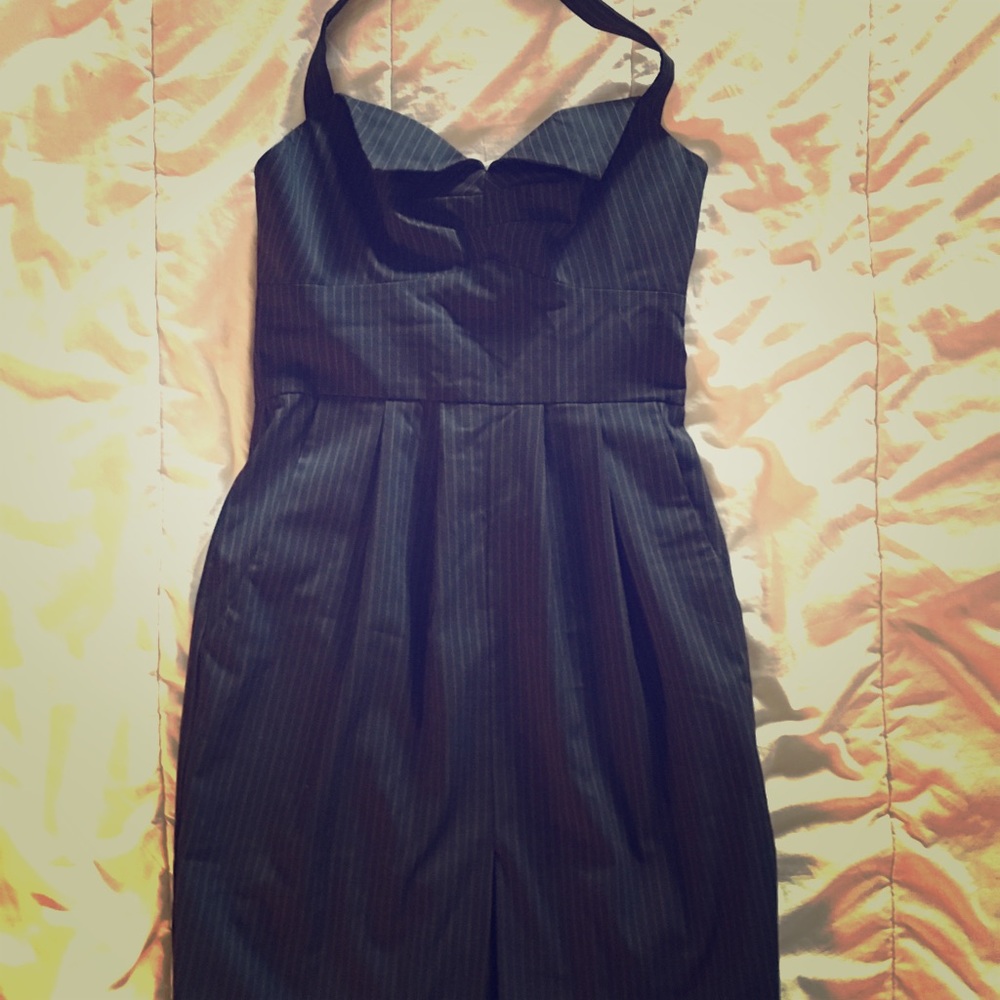 Black Halo Halter Dress